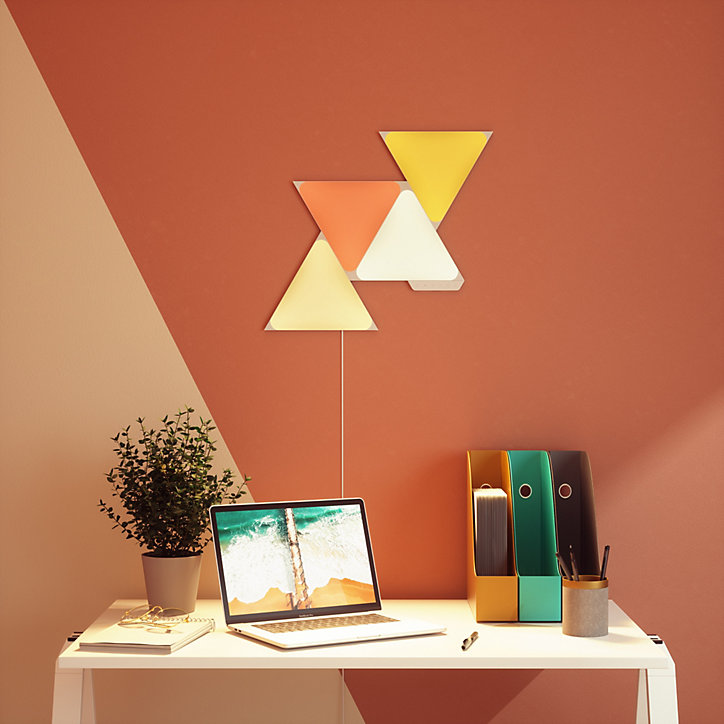 Kit de démarrage Nanoleaf Shapes triangles 4 panneaux LED