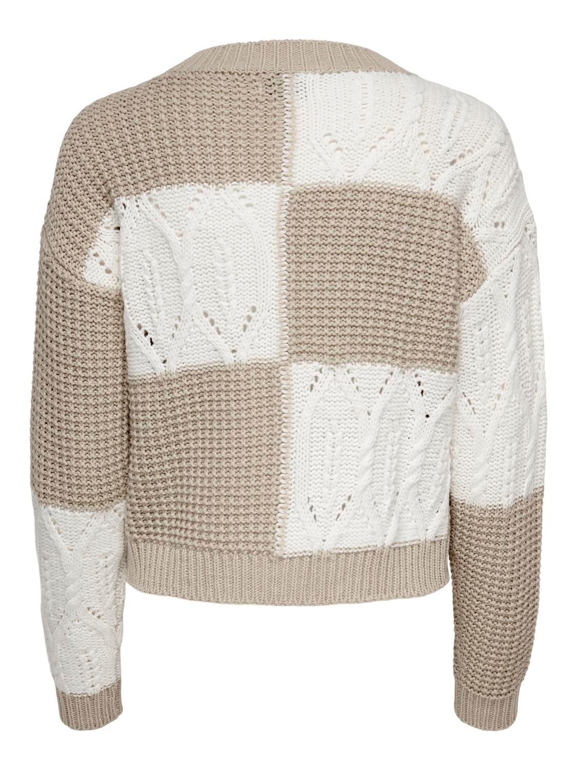 JDYJUSTY Strickpullover Cement