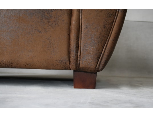 CONCEPT1 - Canapé lit Werner canapé 3 places convertible marron 140 cm