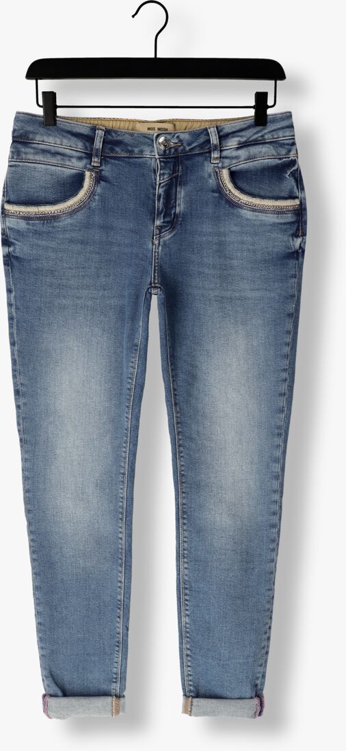 blauwe mos mosh skinny jeans naomi matteos jeans