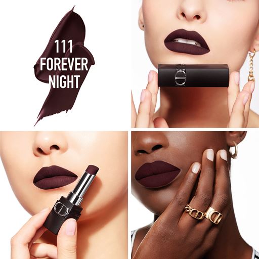 Dior Rouge Forever Transfer Proof Lipstick, 111 Forever Night