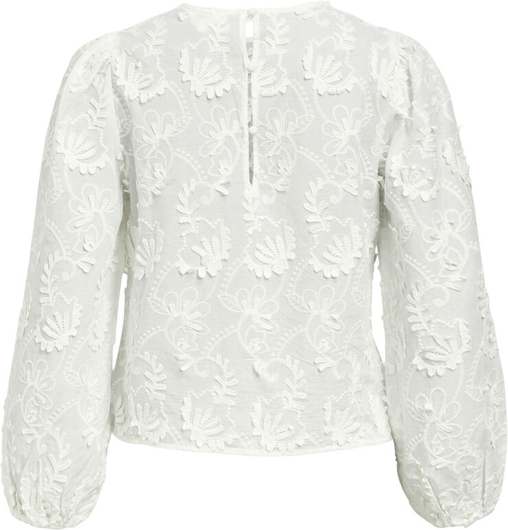 Object OBJMYA RE L/S TOP NOOS Cloud dancer