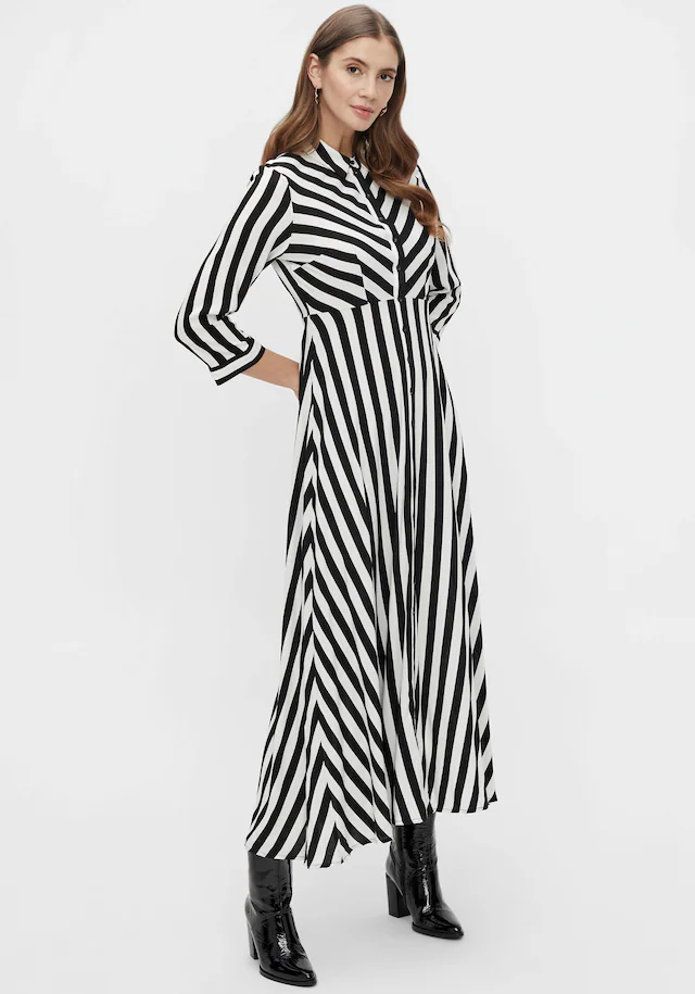 Y.A.S Hemdblusenkleid »YASSAVANNA LONG SHIRT DRESS« Sommerkleid, mit 3/4 Ärmel