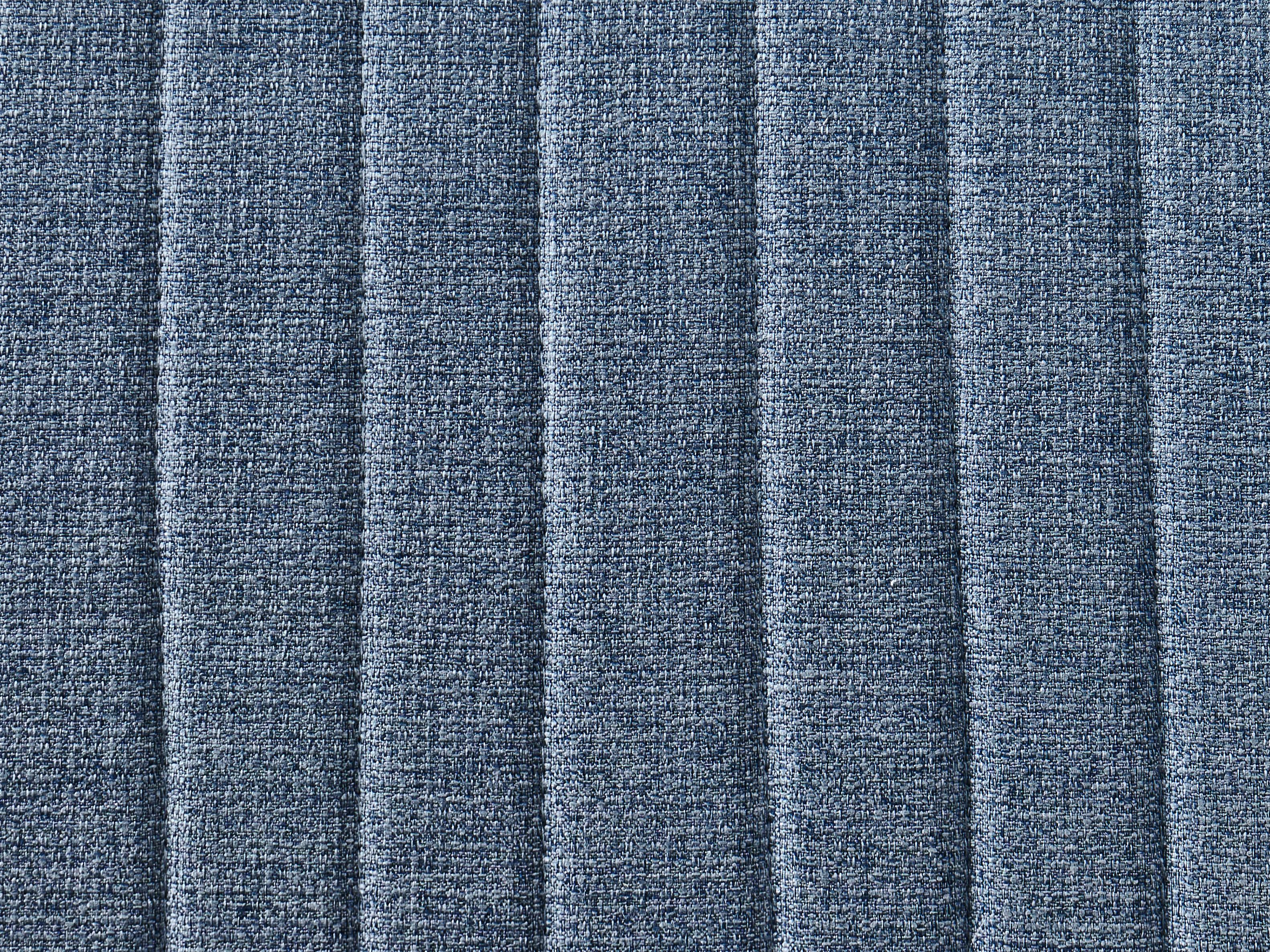 Slaapbank 2-zits KALFAFEL Stof Blauw