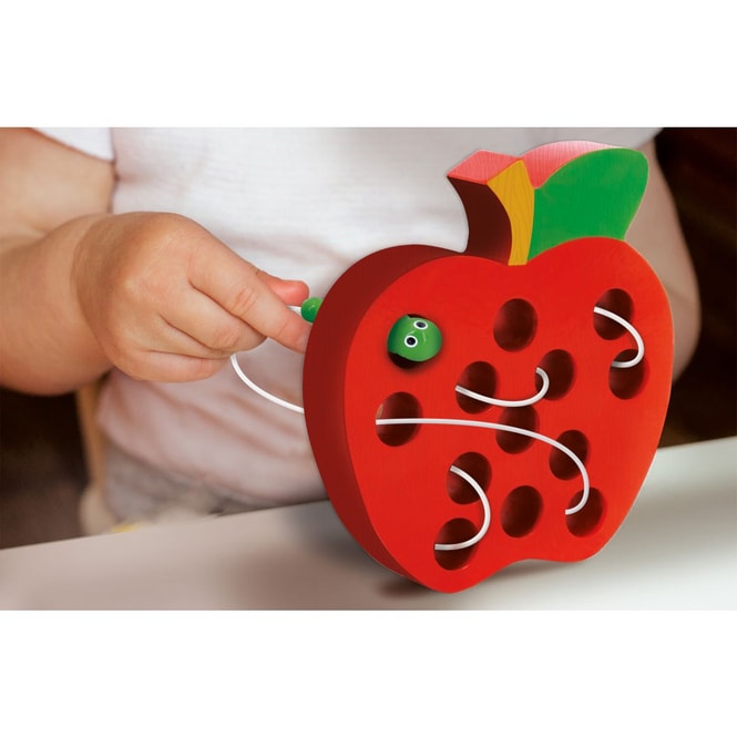 Montessori - Fruits & Co. - 2-in-1 Apfelspiel und Puzzle