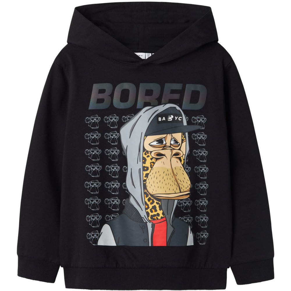 Køb Name It Black Dico Bored Of Directors Regular Sweatshirt