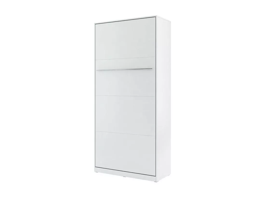 Lit escamotable Concept Pro Lenart Levfere 164, Unique, Blanc, 90x200, Stratifié, 105cm