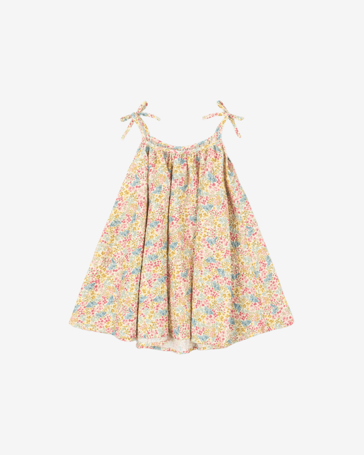 Kjole Barn m/ tynne stropper – Øko Bomull, Elastan | Vivian Strap Dress