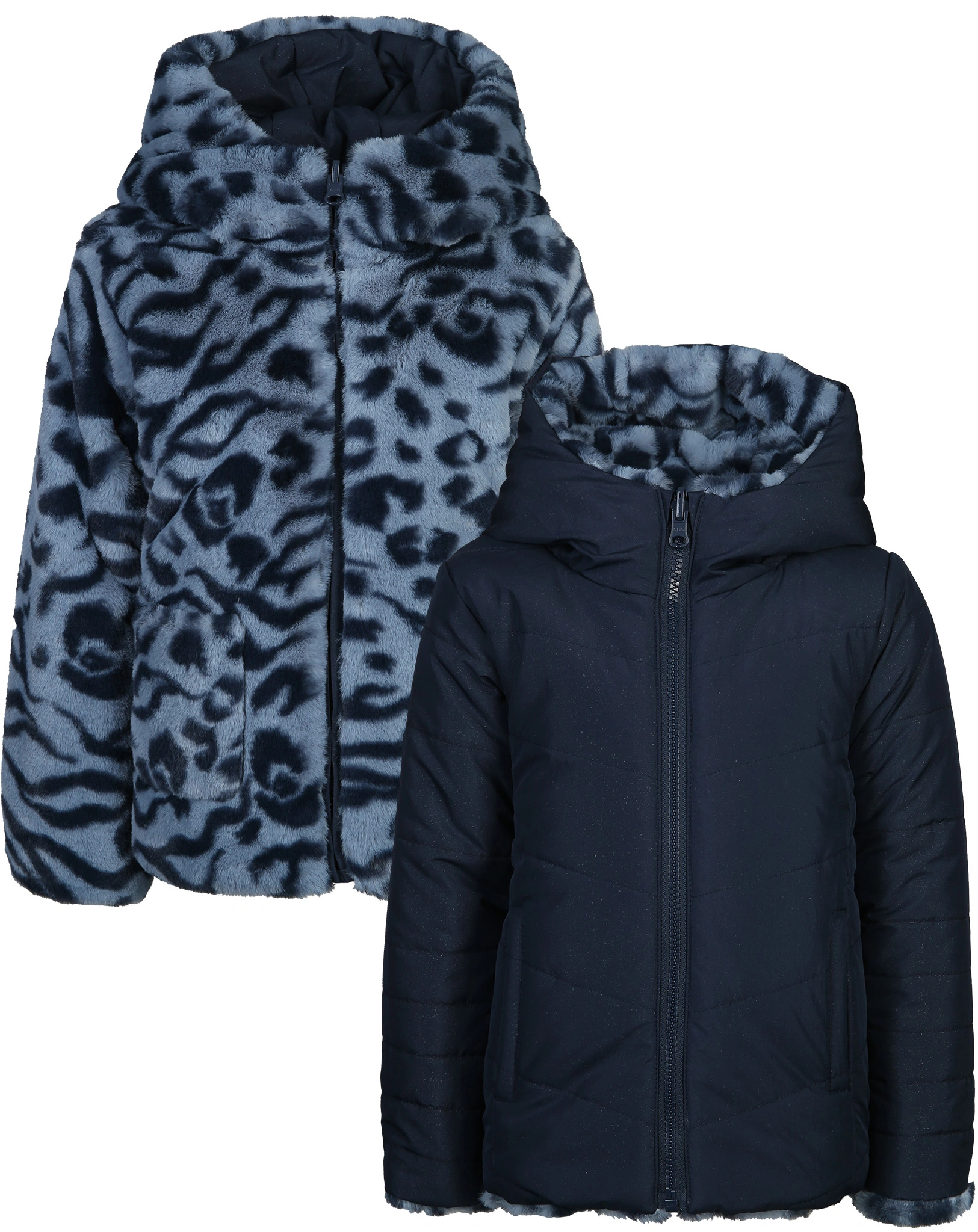 Winterjacke TIGER zum Wenden in marine