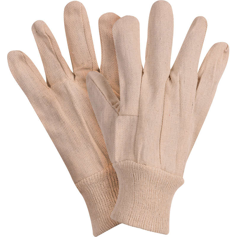 Katoen geweven handschoenen 10/XL