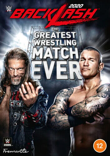 WWE: Backlash 2020 DVD (2020) Randy Orton, Dunn (DIR) Cert 12 Region 2