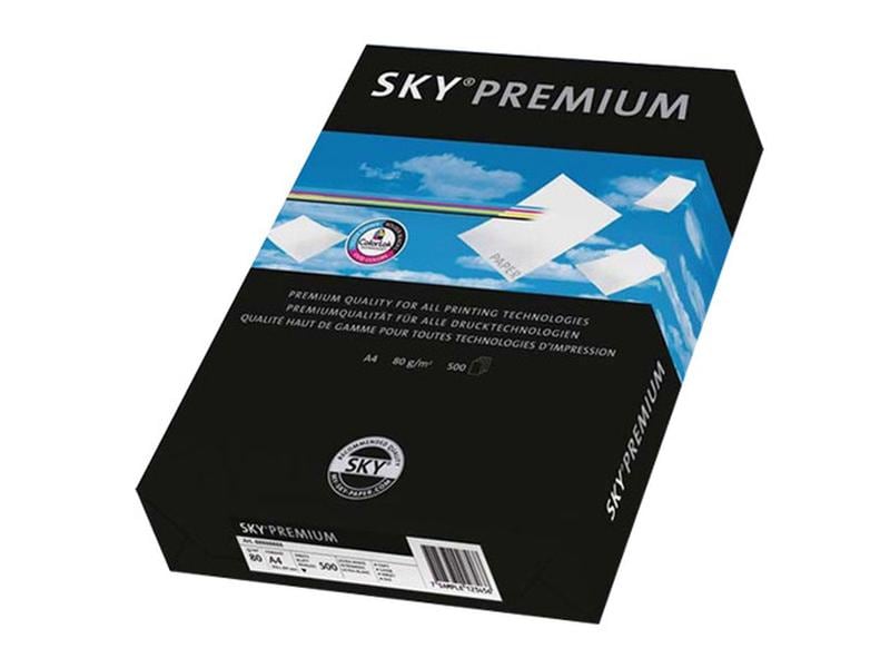 Sky Kopierpapier Premium A4, Weiss, 160 g/m², 250 Blatt Multifunktionales Papier