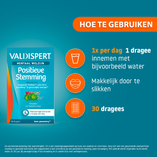 Valdispert Positieve Stemming Dragees 30ST