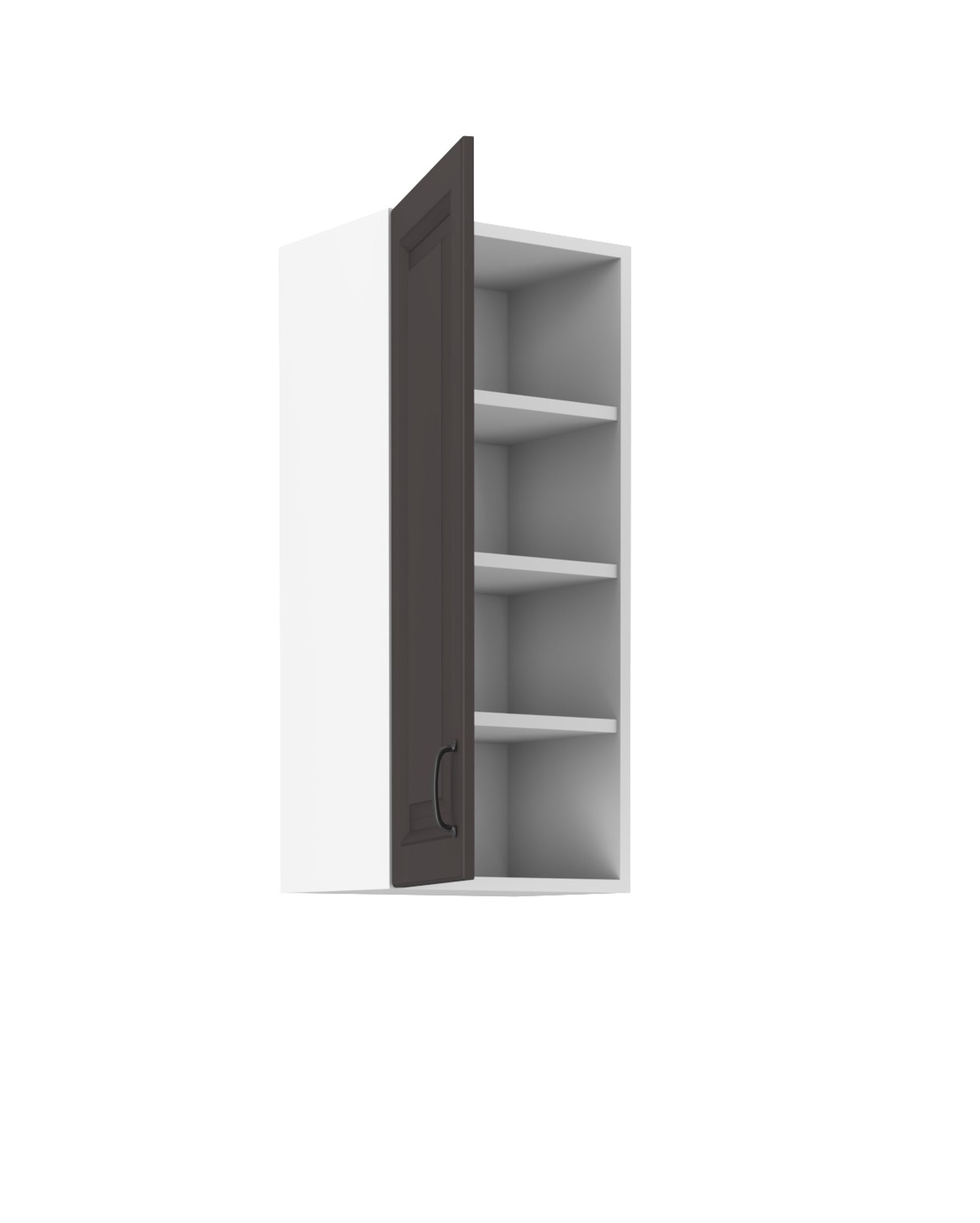 Hängeschrank 40 cm Stilo Grau Küchenzeile Küchenblock Küche Landhaus Höhe 90 cm