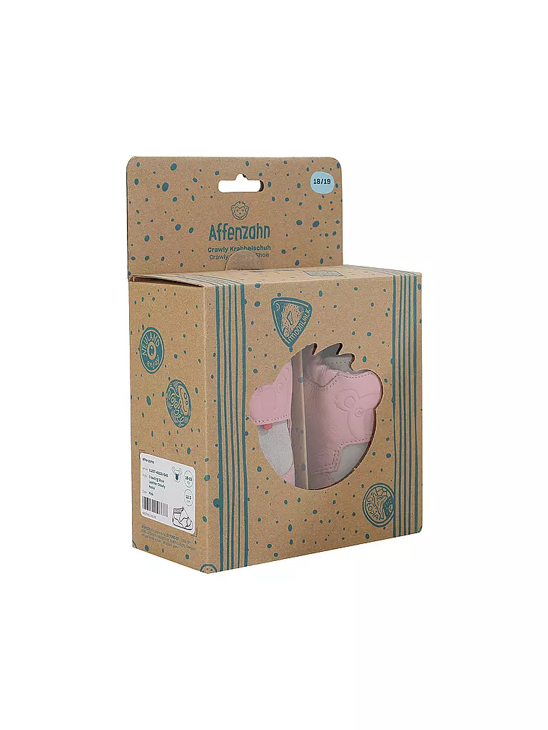 AFFENZAHN Krabbelschuhe CRAWLY KOALA rosa