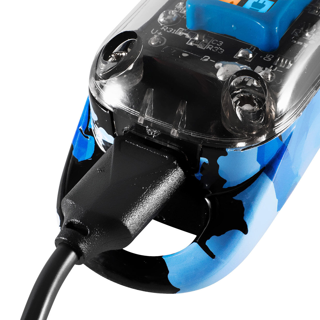 Becker Shaves & Trims Tondeuse sans fil cheveux et barbe blue motion bleue