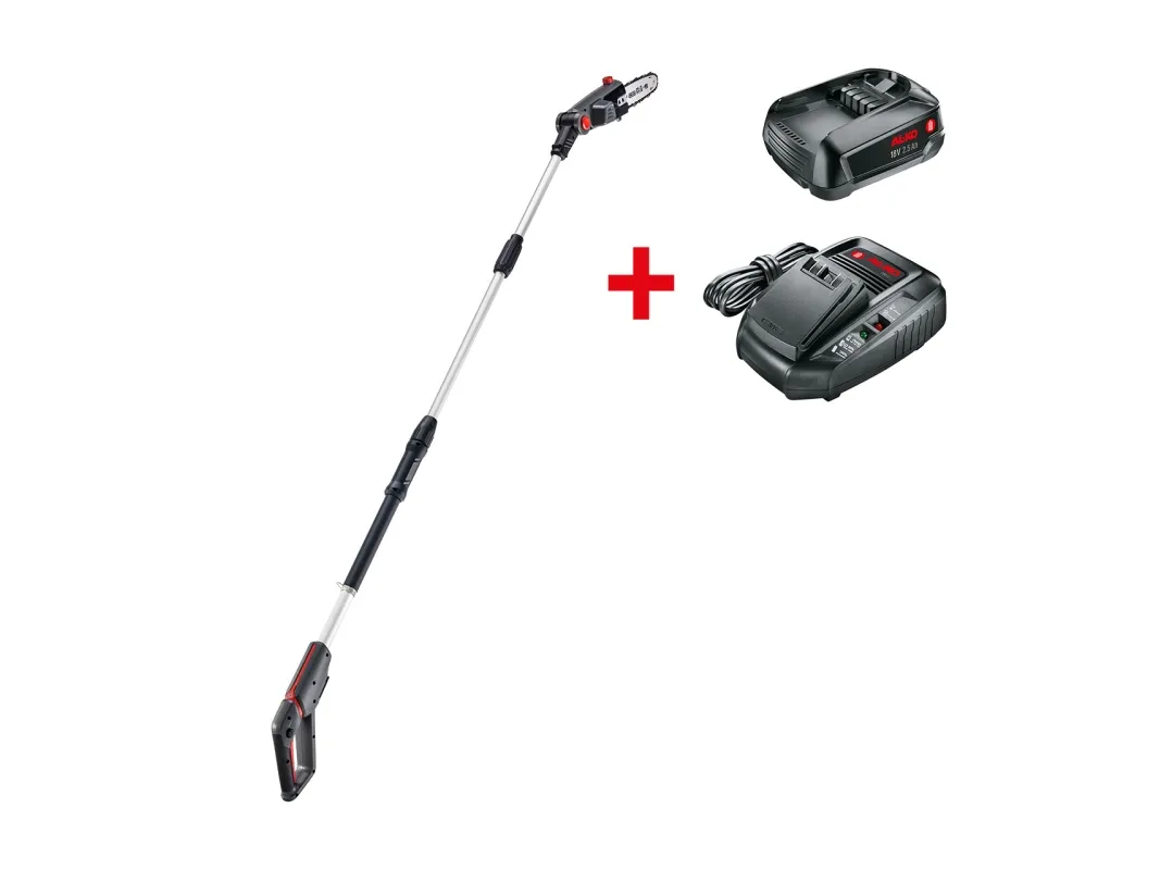 AL-KO Stanggrensav CSA 1820 inkl. batteri og lader Motor:Li-ion 2,5 Ah / 18 V (maks. 20 V)