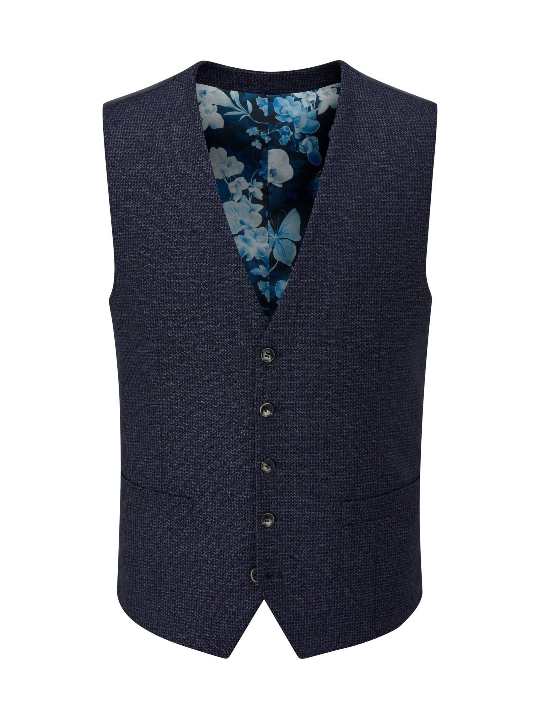 Skopes Boyd Puppytooth Suit Waistcoat