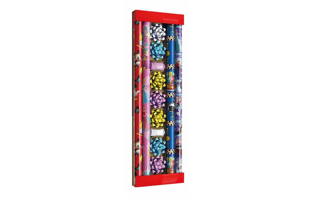 Geschenkpapier Set Disney Blau/RotGeschenkverpackung