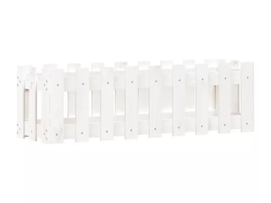 Lit surélevé de jardin design de clôture 100x30x30cm pin massif