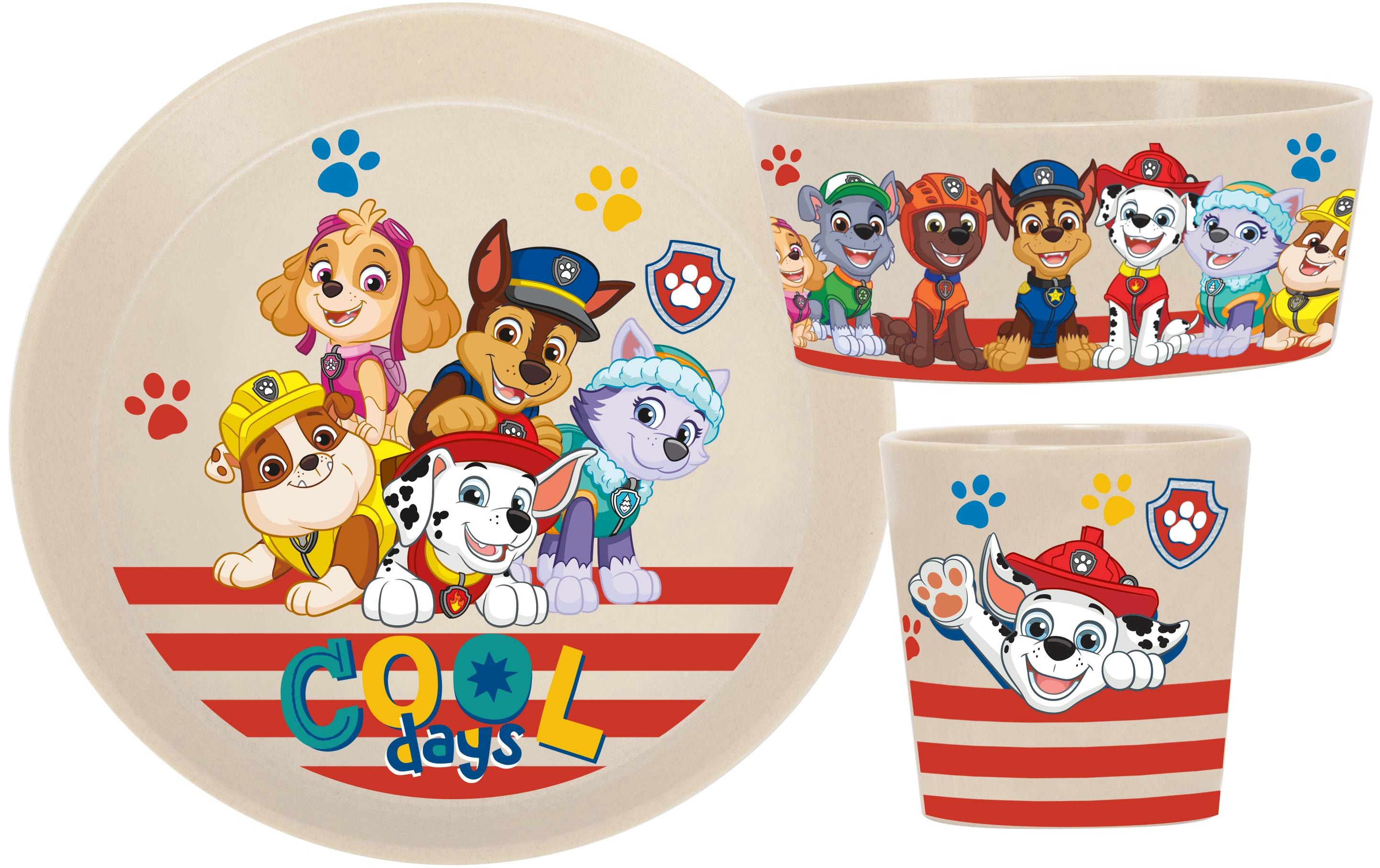 Kindergeschirrset Connect Paw Patrol, 3-teilig, SandGeschirrset für Kinder