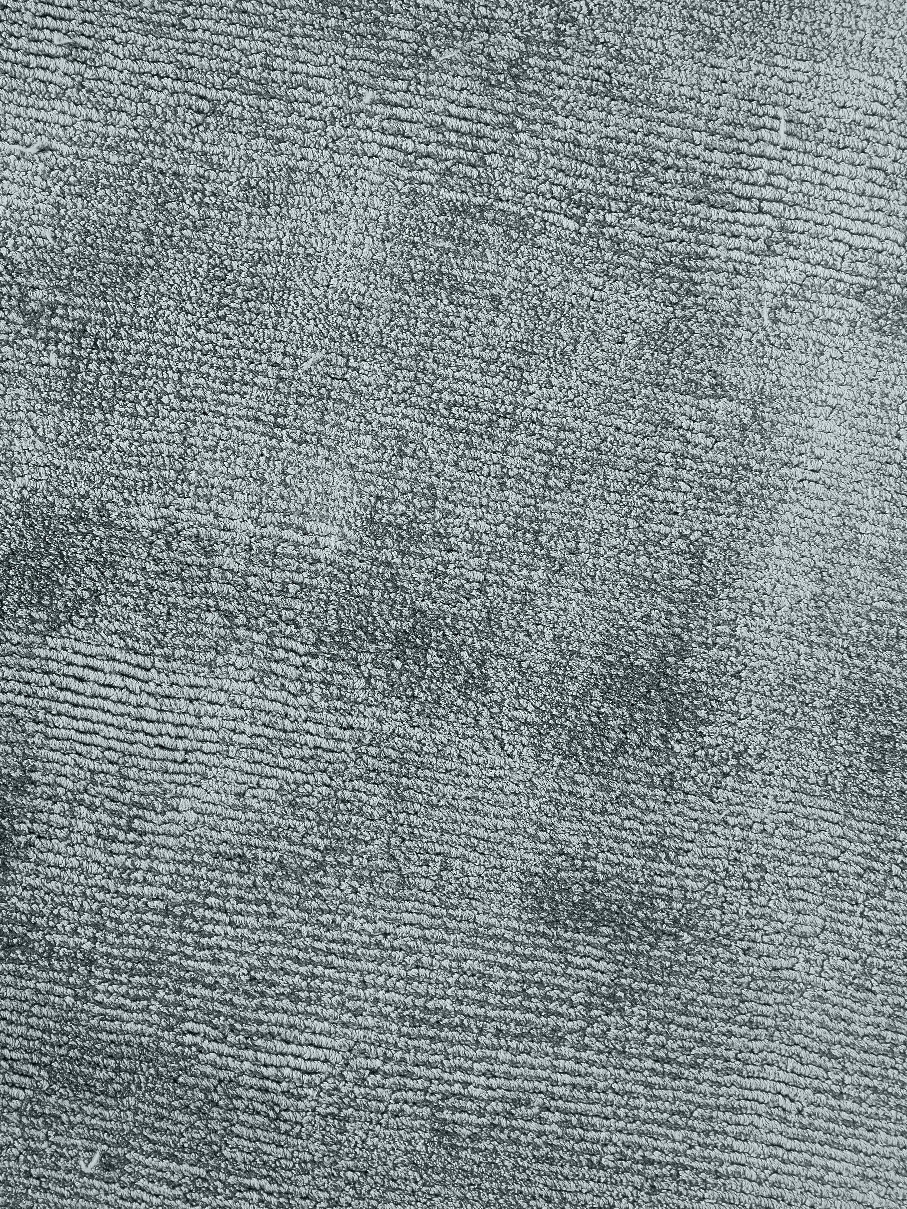 Rond viscose vloerkleed Jane, handgeweven