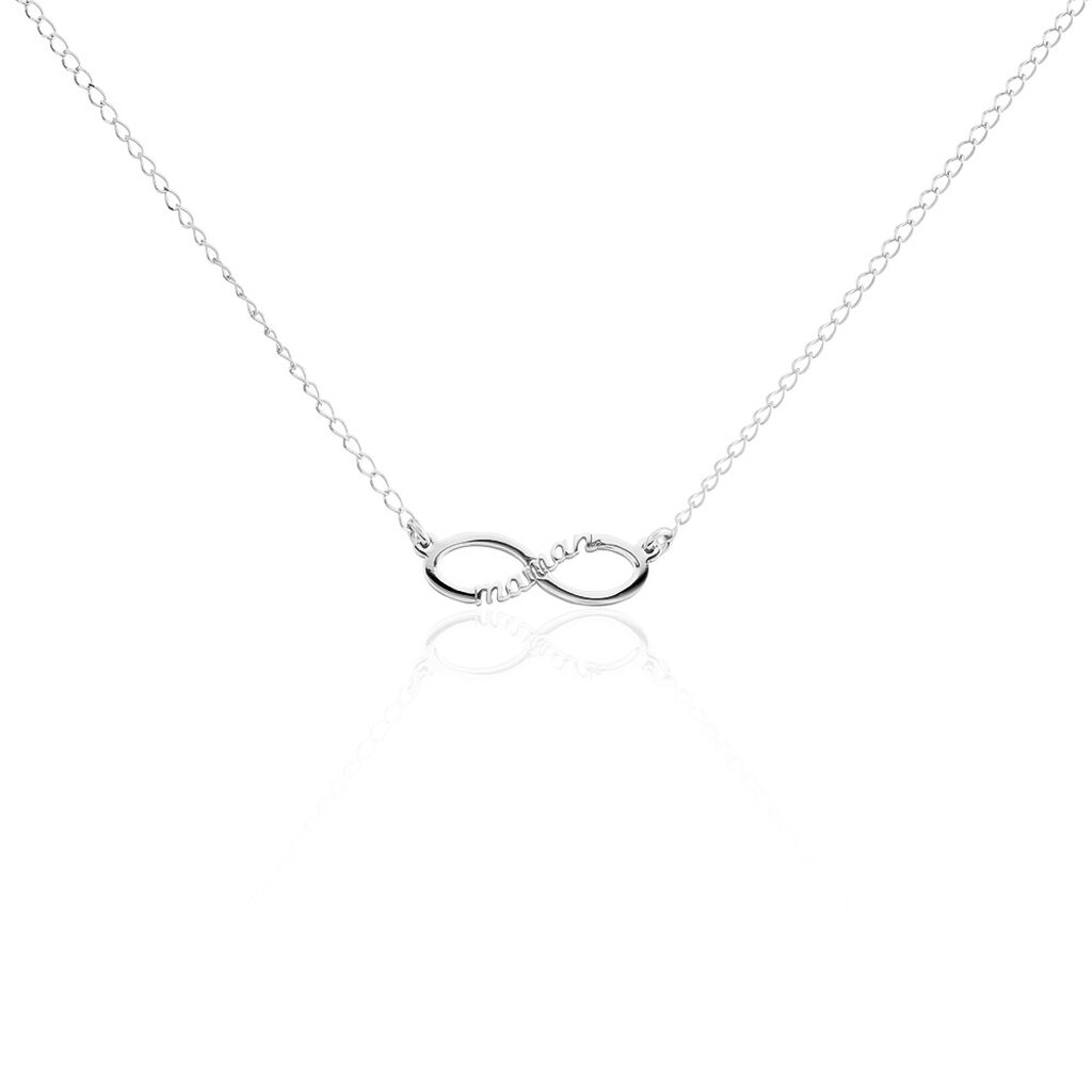 Collier Xara Argent Blanc