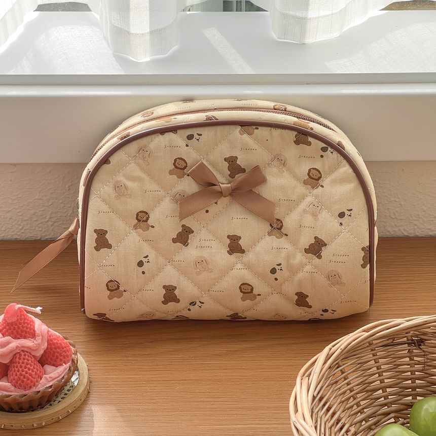 ZenlyHabit - Cartoon Paneel Stoffen Make-up Tas / Etui (Diverse Ontwerpen)