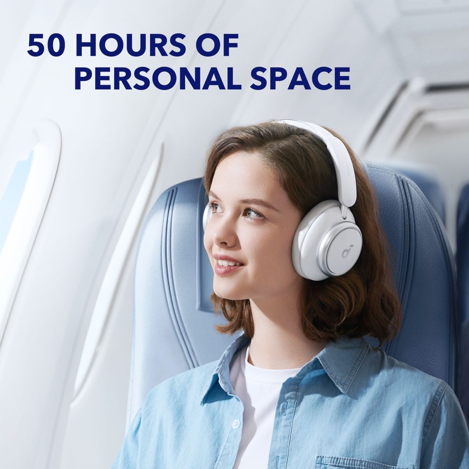 Anker - Høretelefoner - Soundcore Space Q45 - Hvid