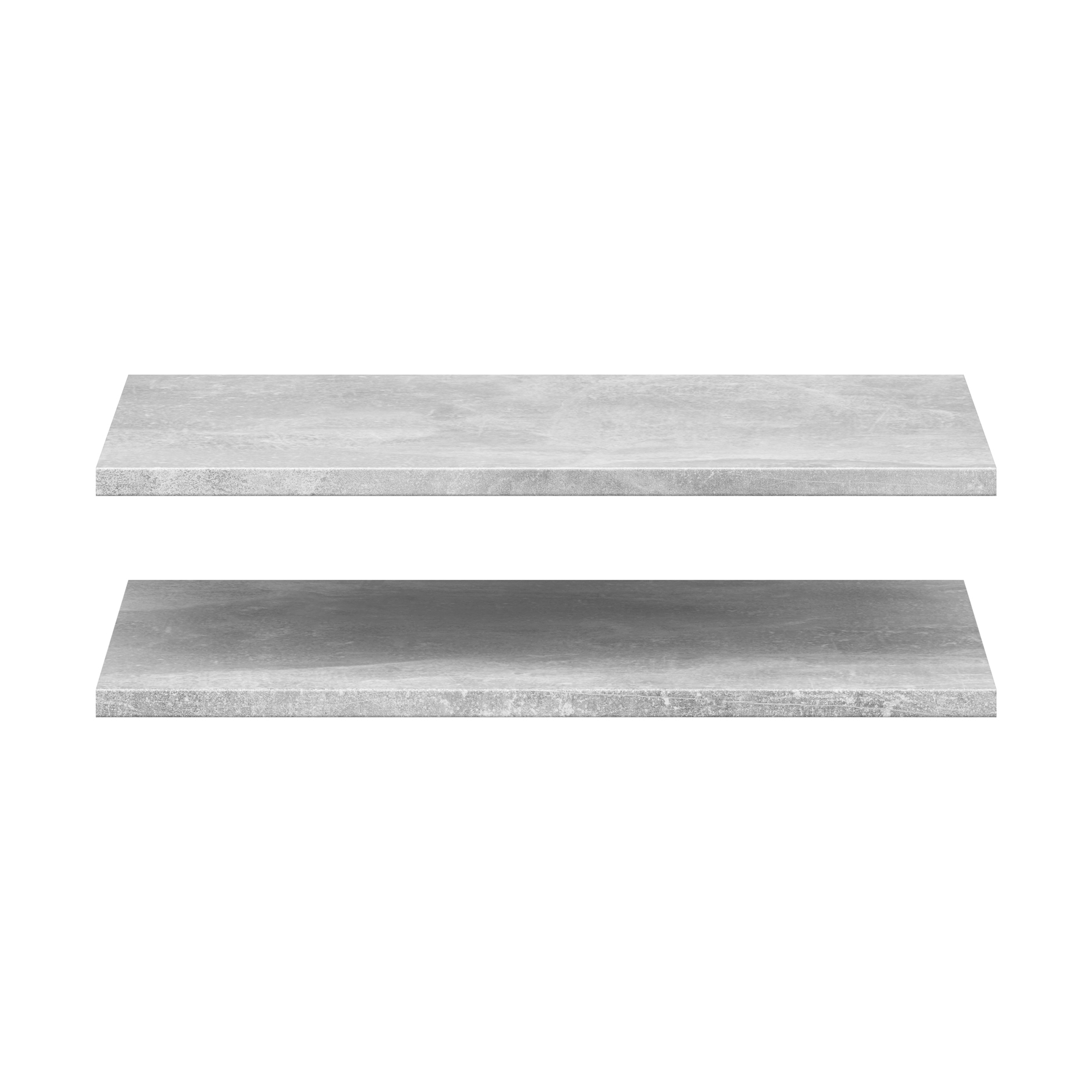 2-teiliges Einlegeboden-Set - Betonoptik - 47 cm