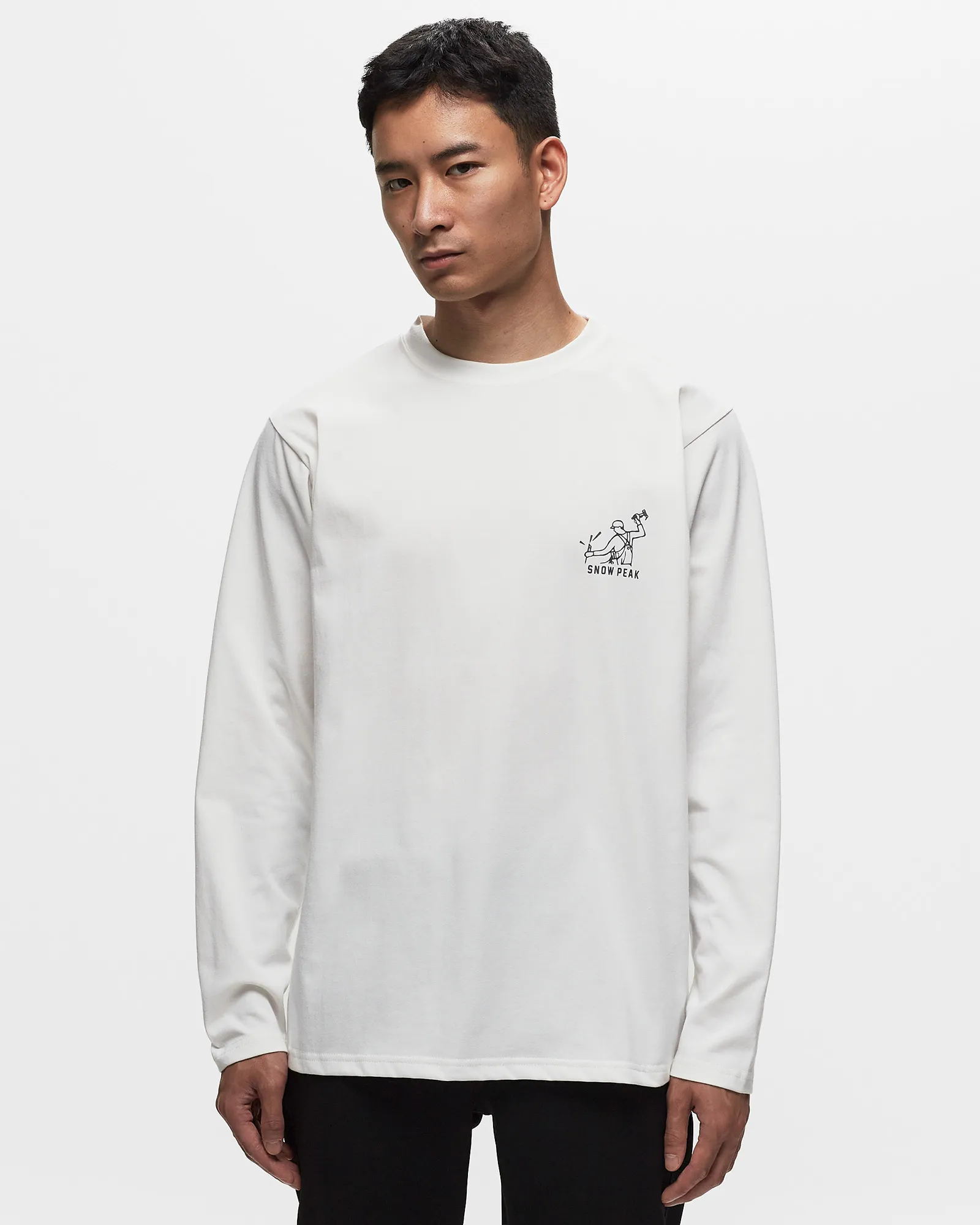 Snow Peak Foam Printed L/S T shirt Snow Peak