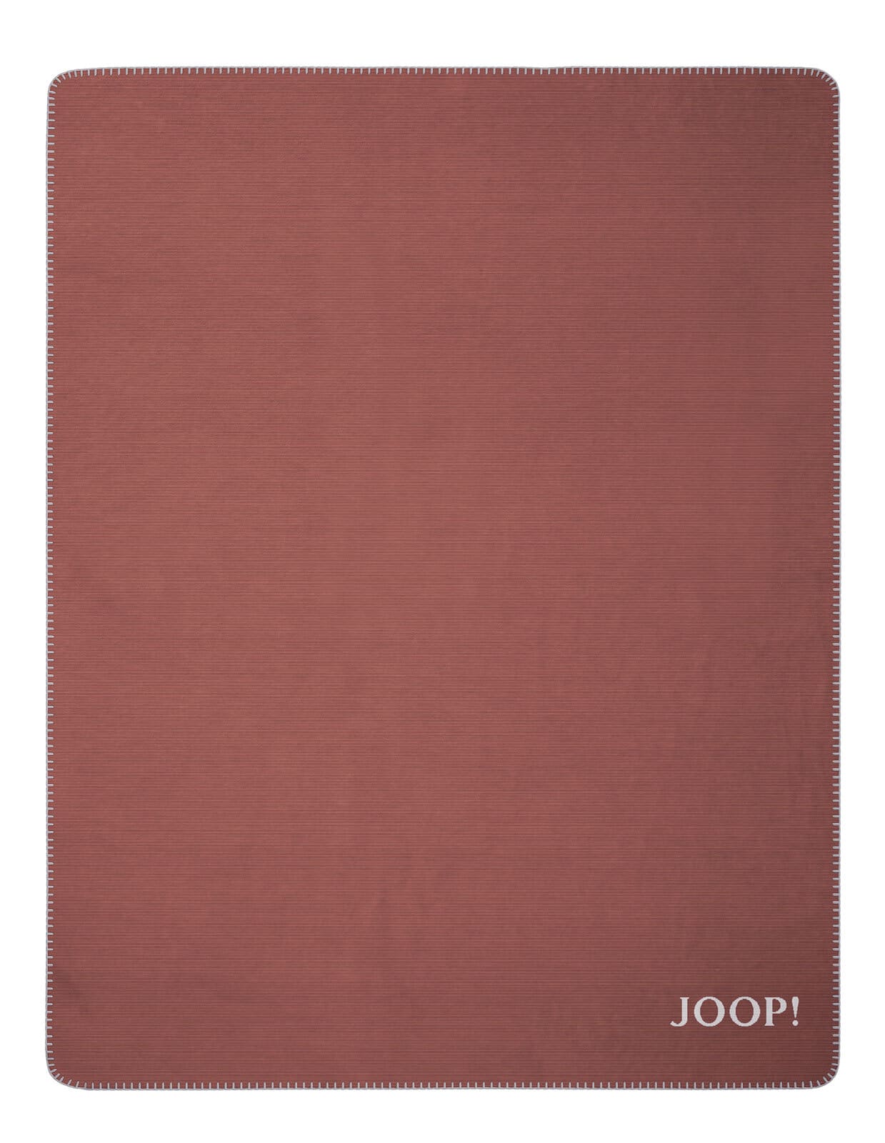 JOOP! Wohndecke MELANGE-DF 150 x 200 cm orange/hellgrau