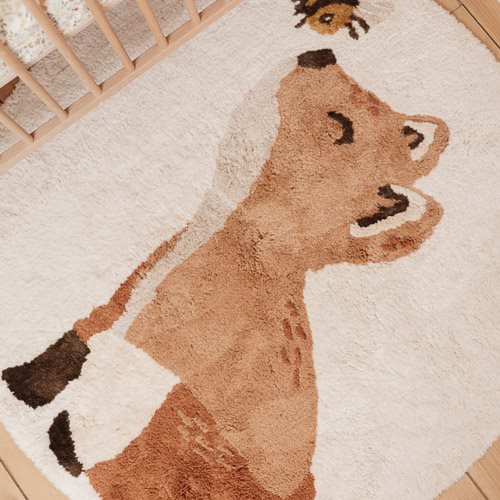 Vloerkleed Vos - 110x110 cm kopen? | Little Dutch