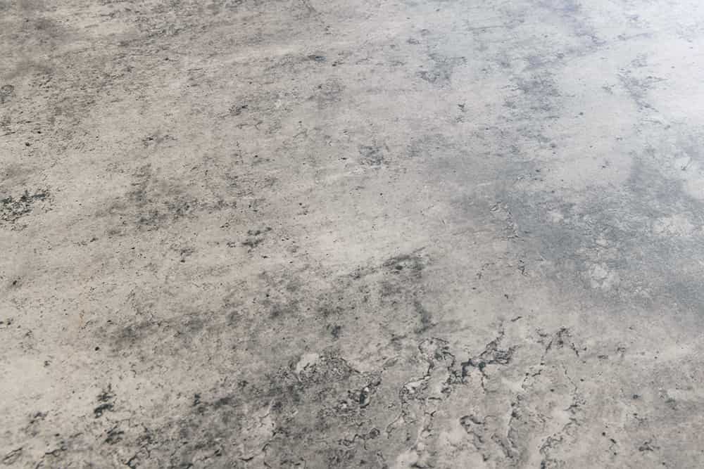 Runder Esstisch ATELIER 120cm grau Beton-Design schwarz Metall