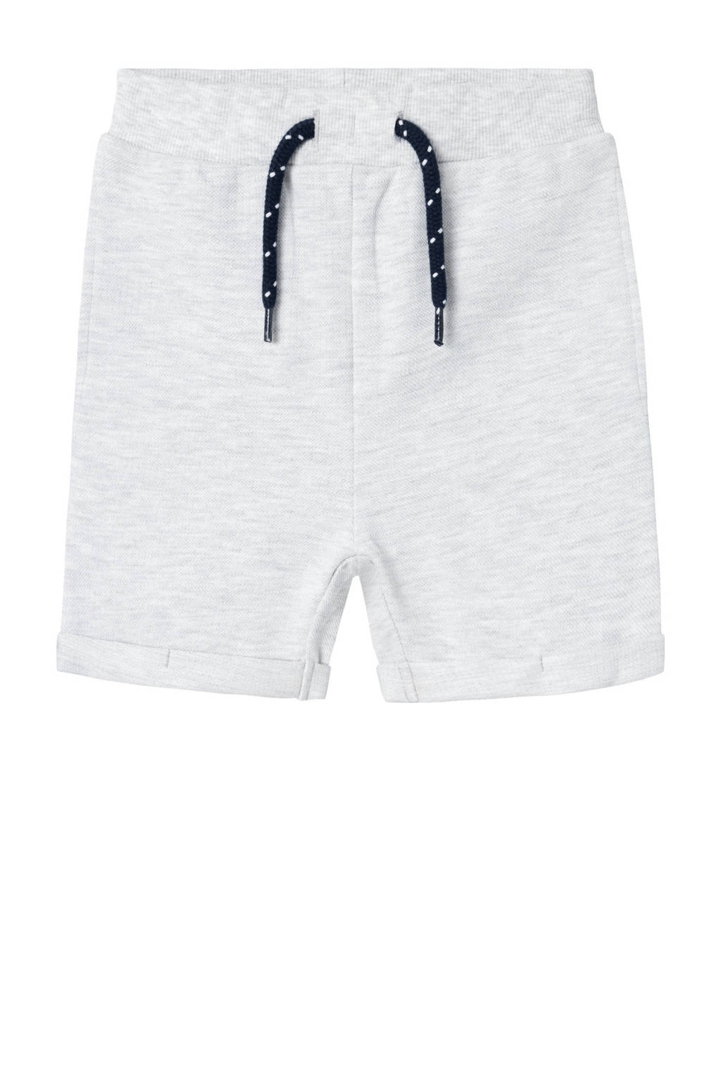 NAME IT sweatshort NMMVASSE lichtgrijs melange