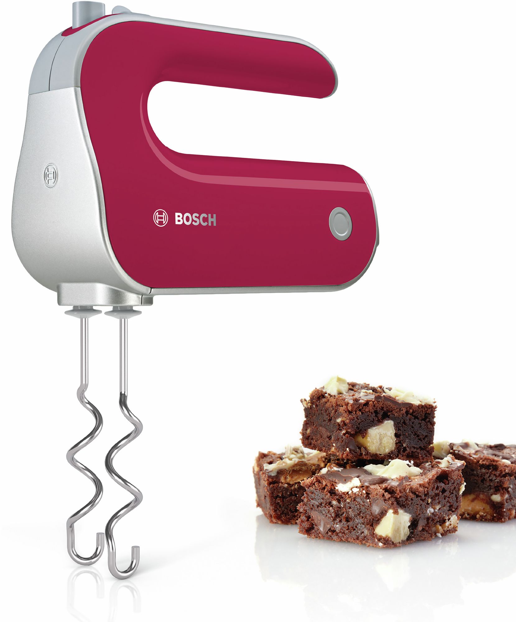 Batedeira Styline Colour 500W Vermelha e Prateada MFQ40304