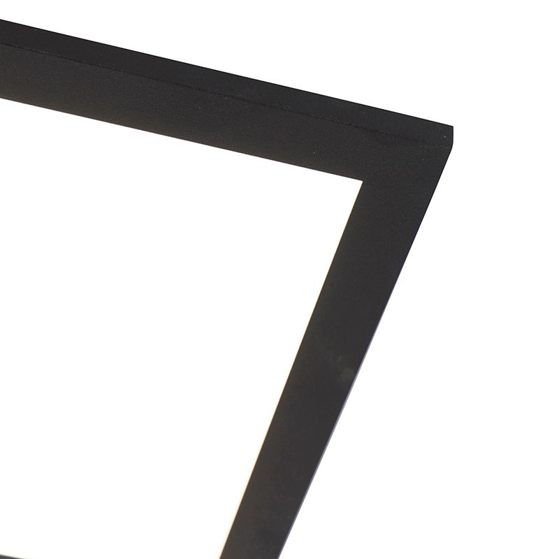 Modern LED paneel zwart 80 cm incl. LED - Liv