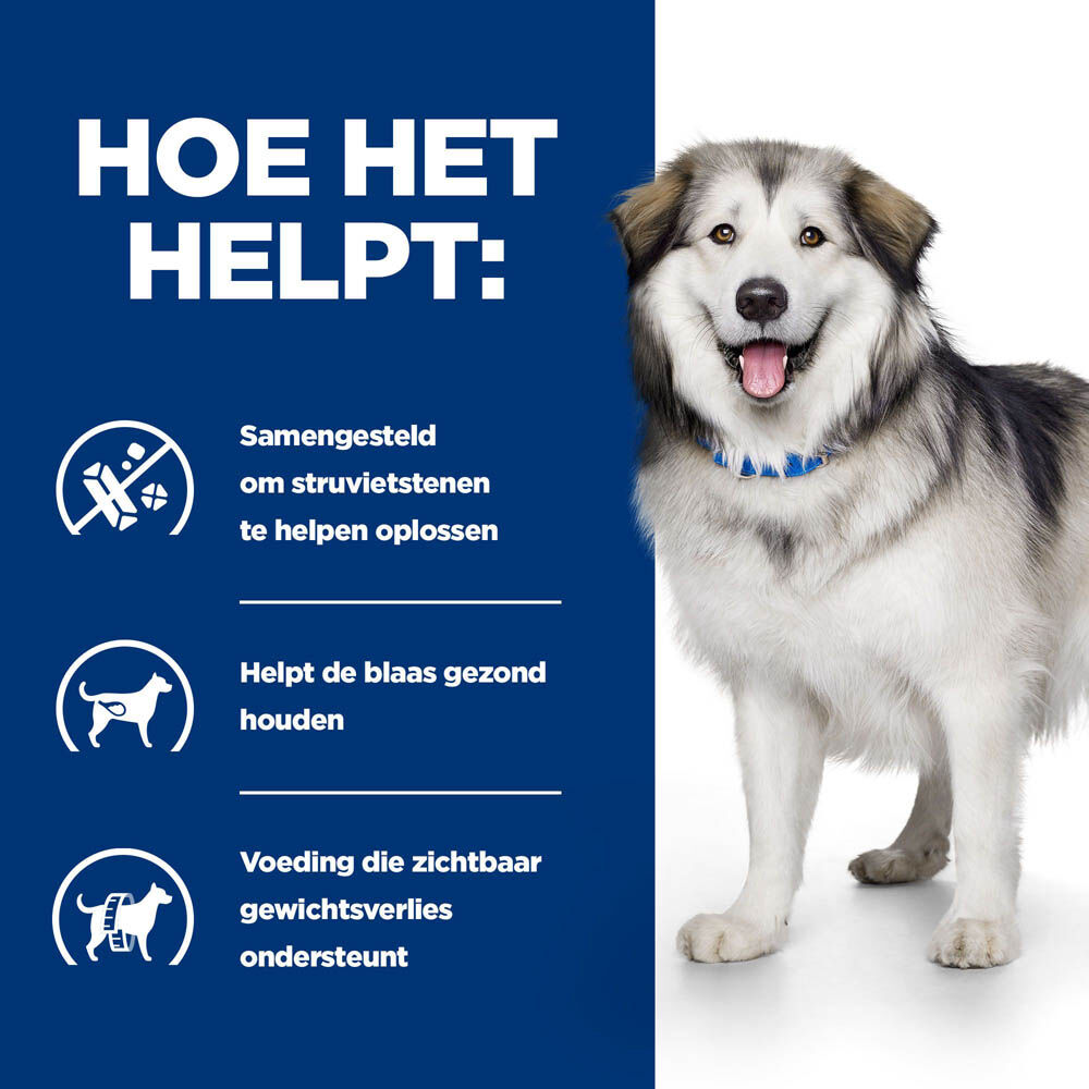 Hill's Prescription Diet Urinary Metabolic Multicare - Hondenvoer - 12 Kilogram - gevogelte