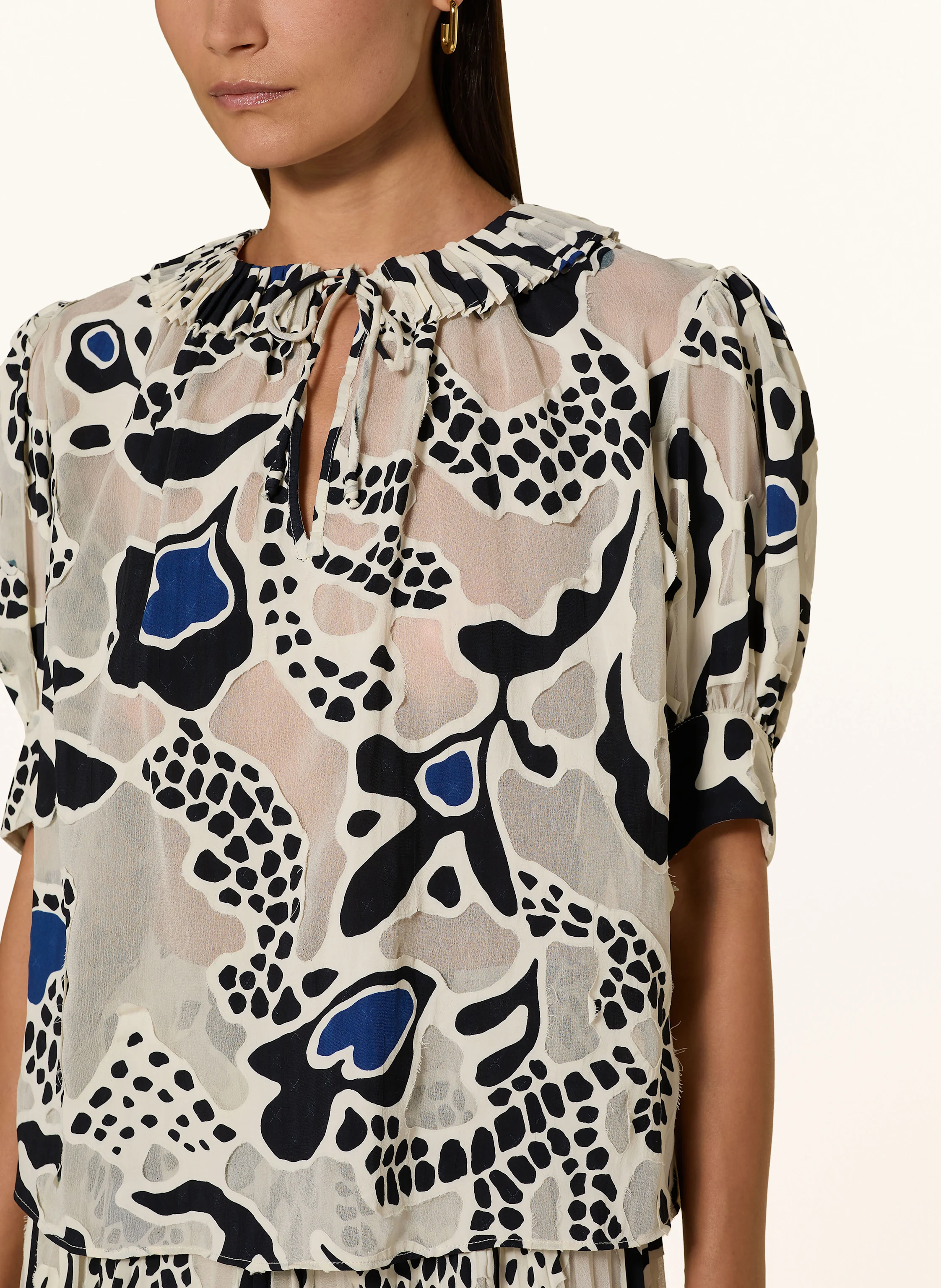 ULLA JOHNSON Blusenshirt MARCELLA mit Rüschen