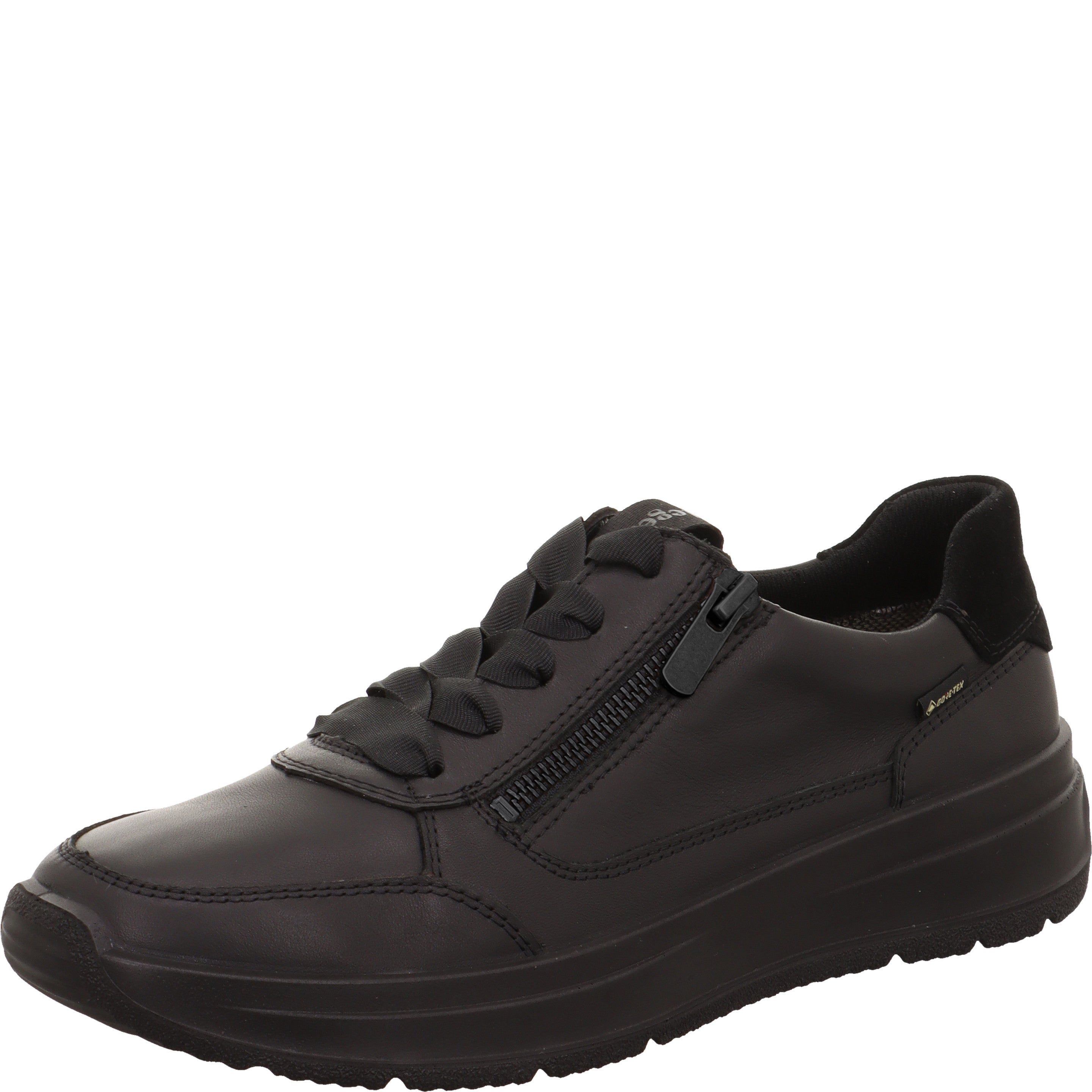 legero SPRINTER Damen  Sneaker low mit Reißverschluss - Farbe: Schwarz - Größe: 4