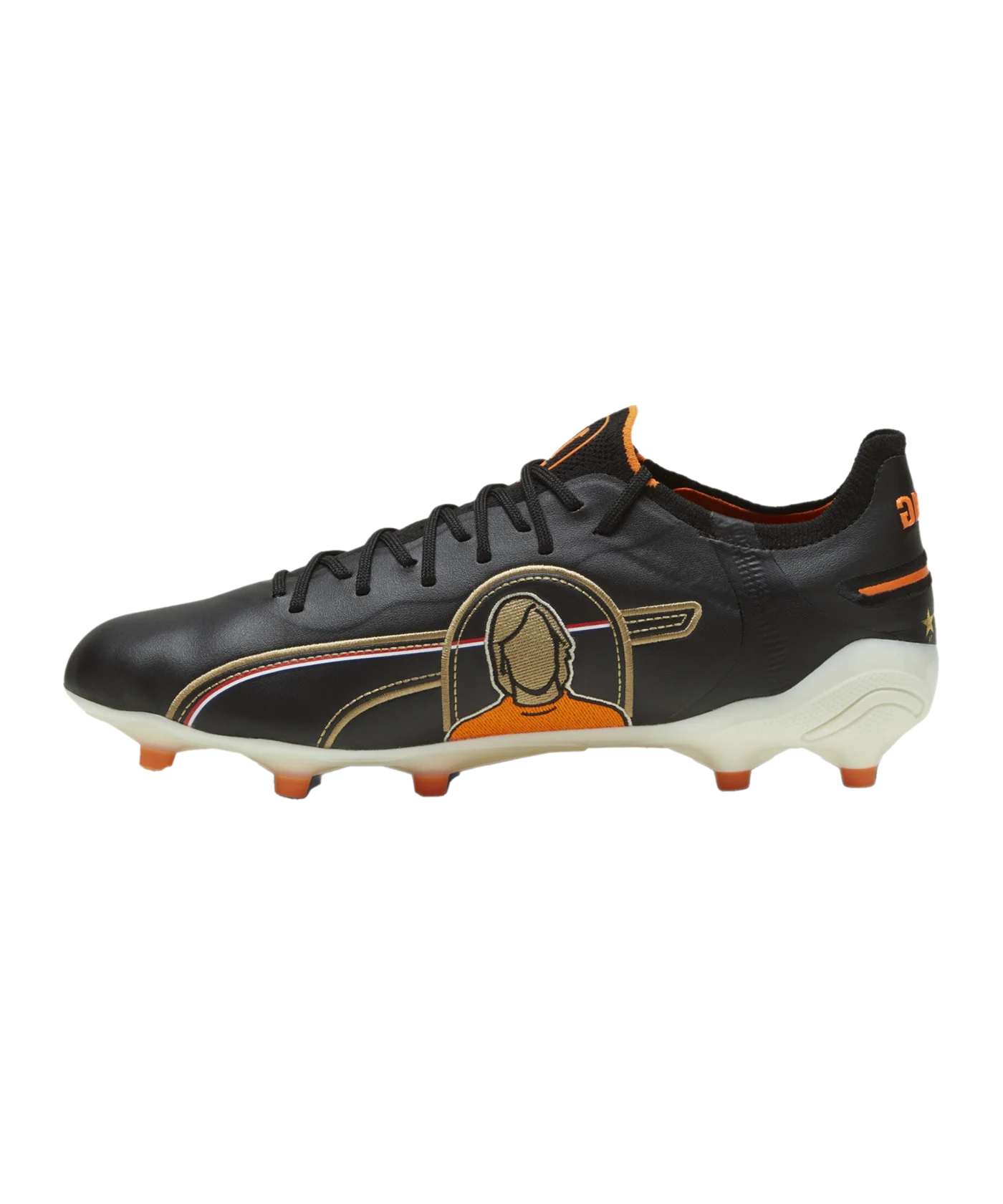 PUMA KING Ultimate Cruyff FG/AG Schwarz Weiss F01