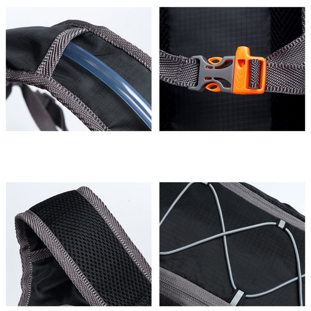 (28x43cm) Wasserabweisender Outdoor Velo Fahrrad Wander Rucksack - Grün