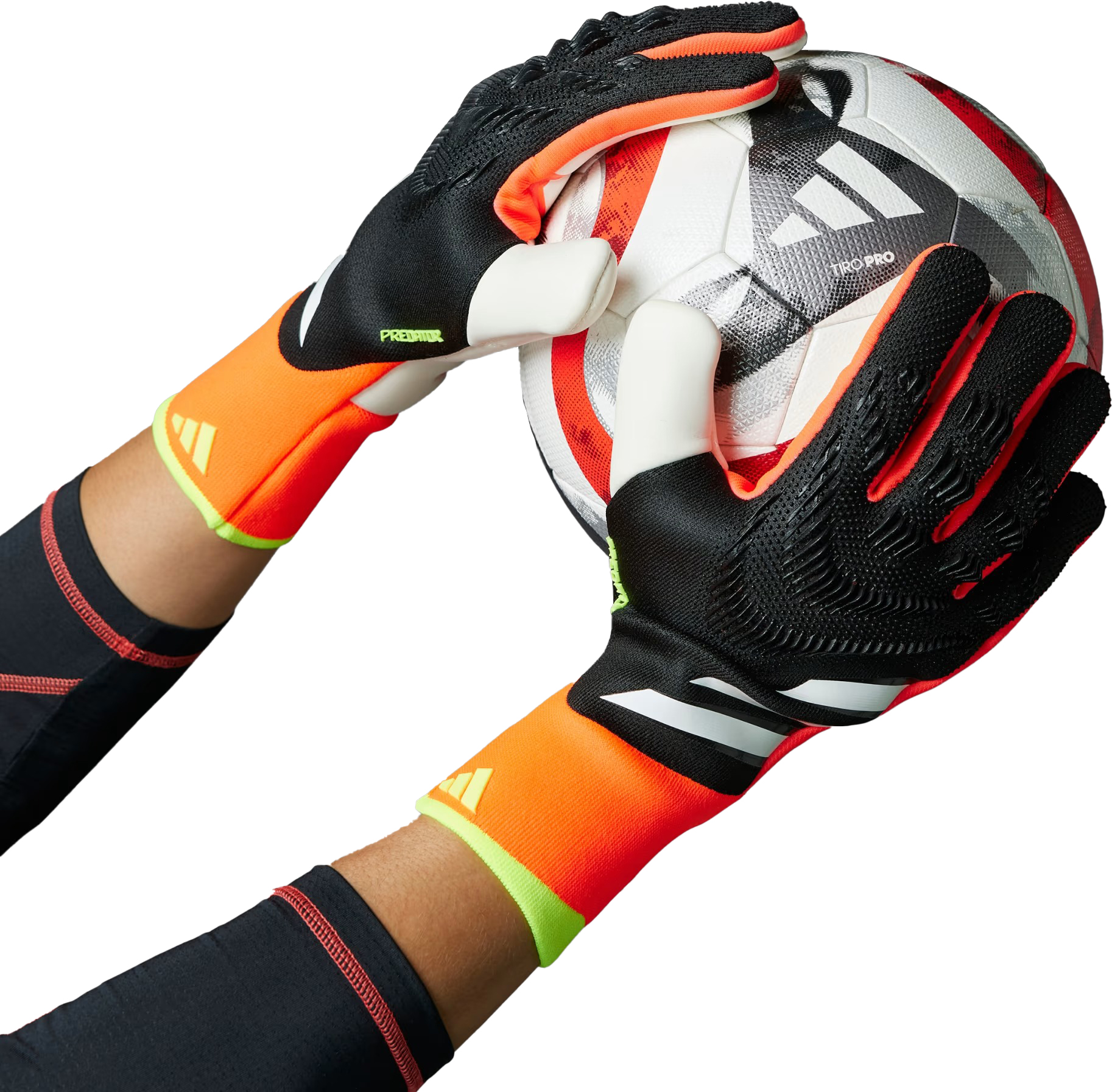 Predator Pro Keeperhansker Black/Solar Red/Solar Yellow