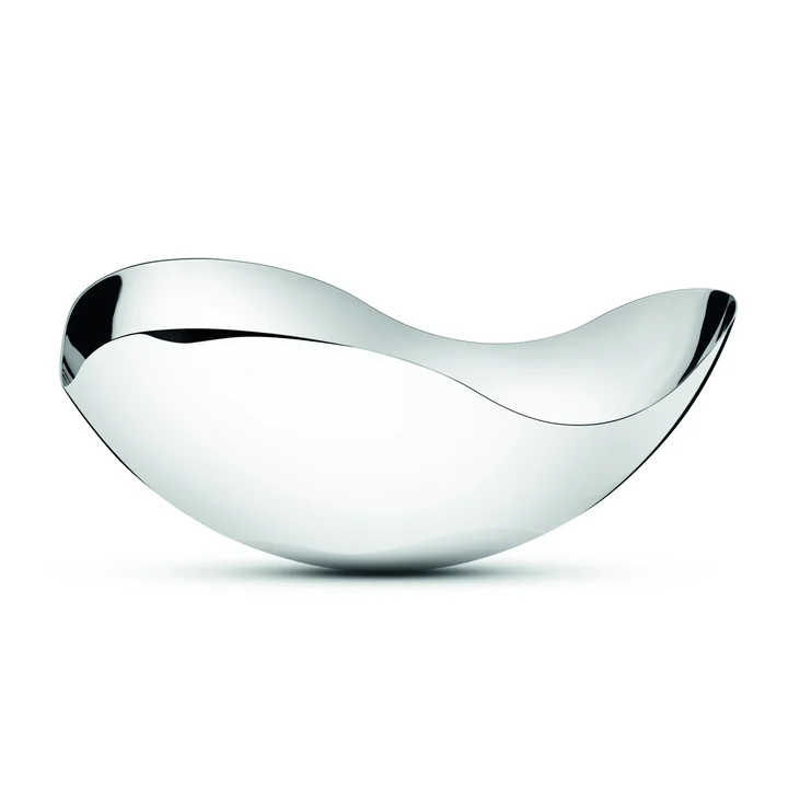 Georg Jensen - Bloom Mirror Schale large, Edelstahl