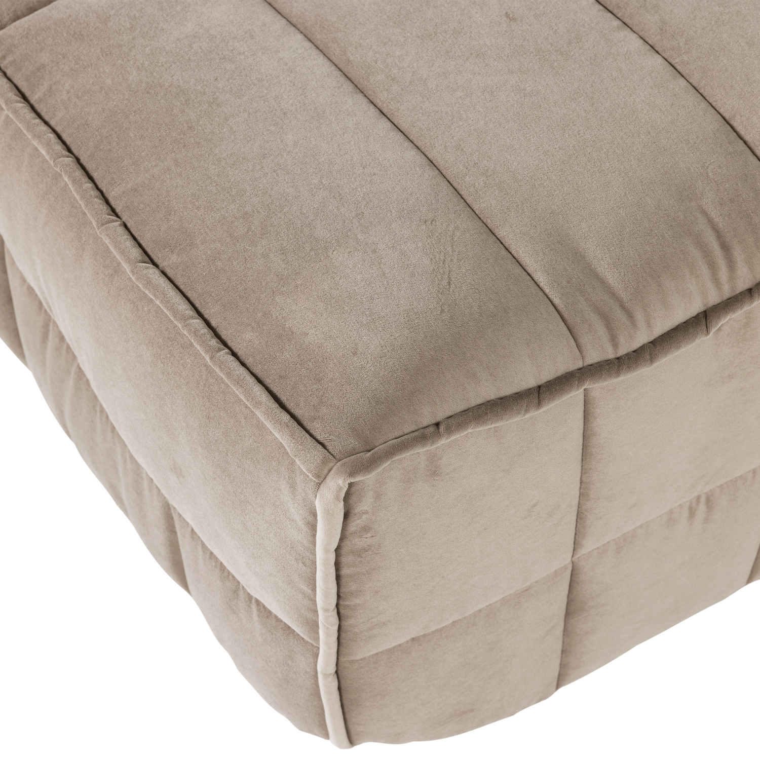 vtwonen Cluster Hocker - Velvet - Chocolade Warm - 45x104x60