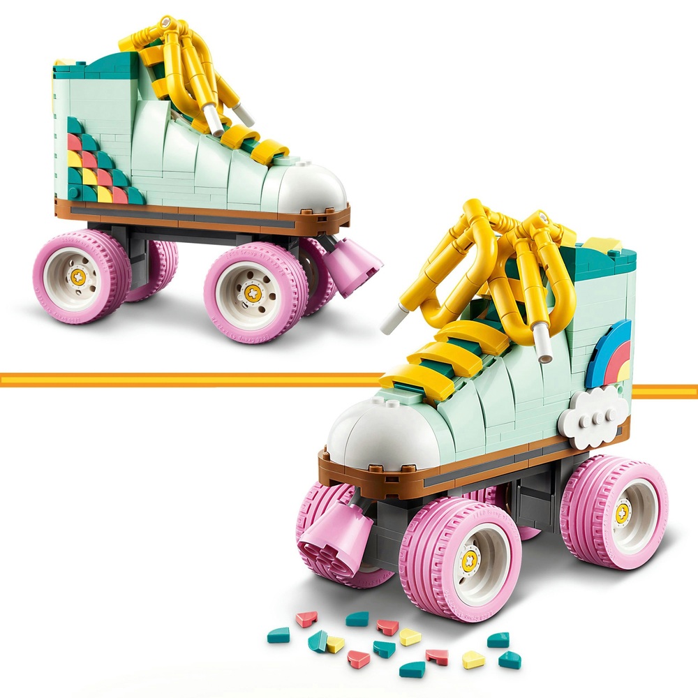 LEGO Creator 31148 3-in-1 Retro-Rollschuh- und Spielzeug-Skateboard-Set