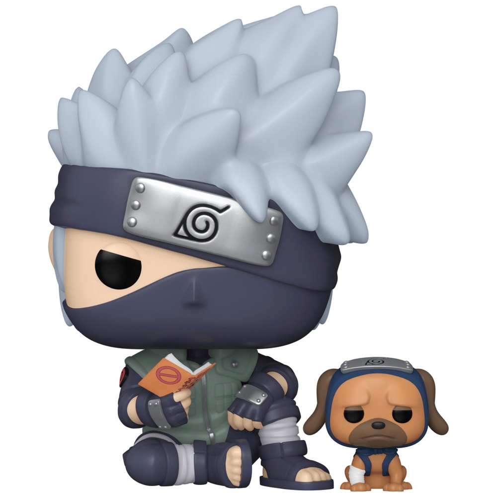 POP! Vinyl 1338: Naruto Shippuden Kakashi Hatake mit Pakkun-Hundefiguren