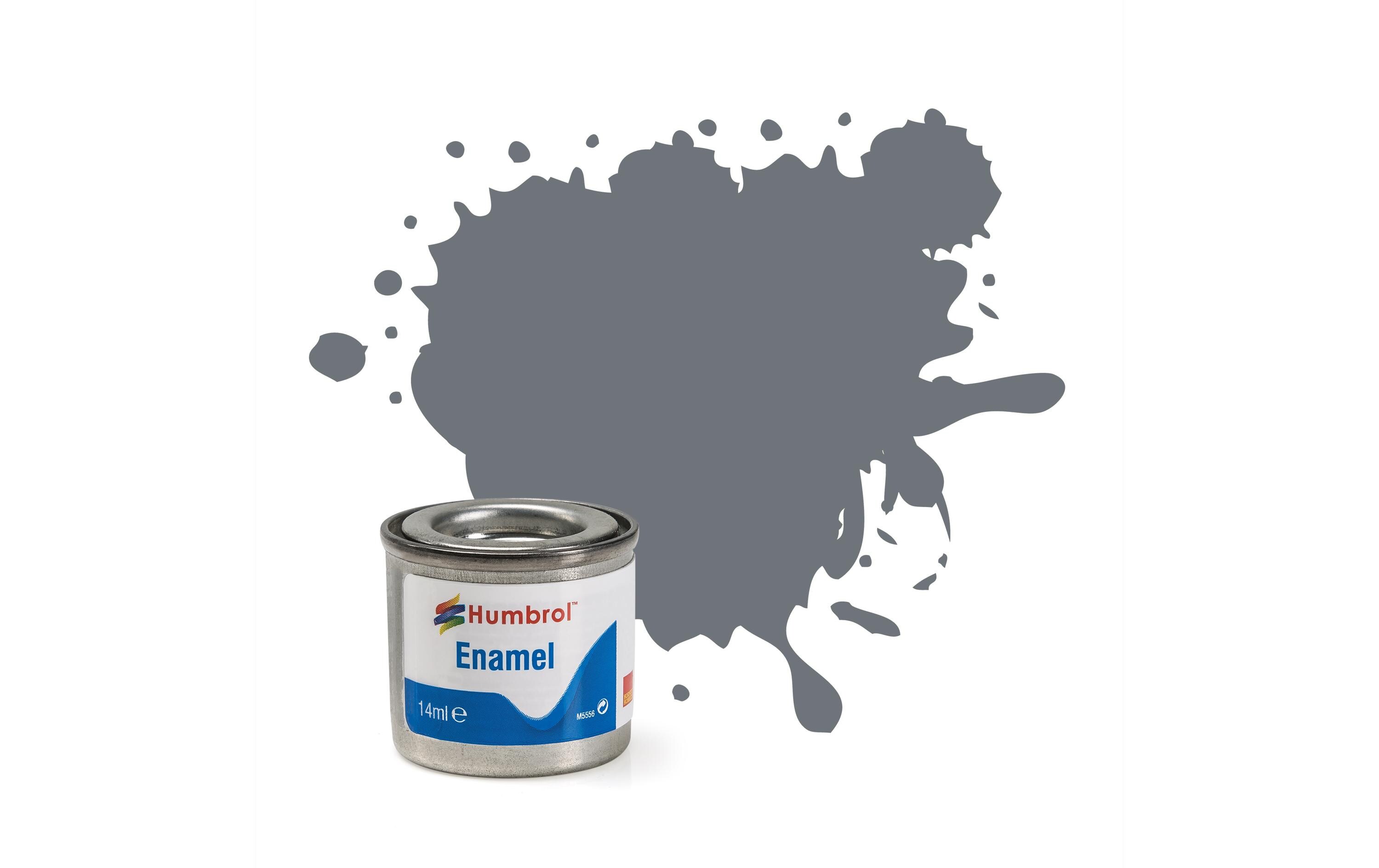 Enamelfarbe Nr. 164 Dunkles Sear Grau SeidenmattModellbau Farbe für Kunststoffbausätze