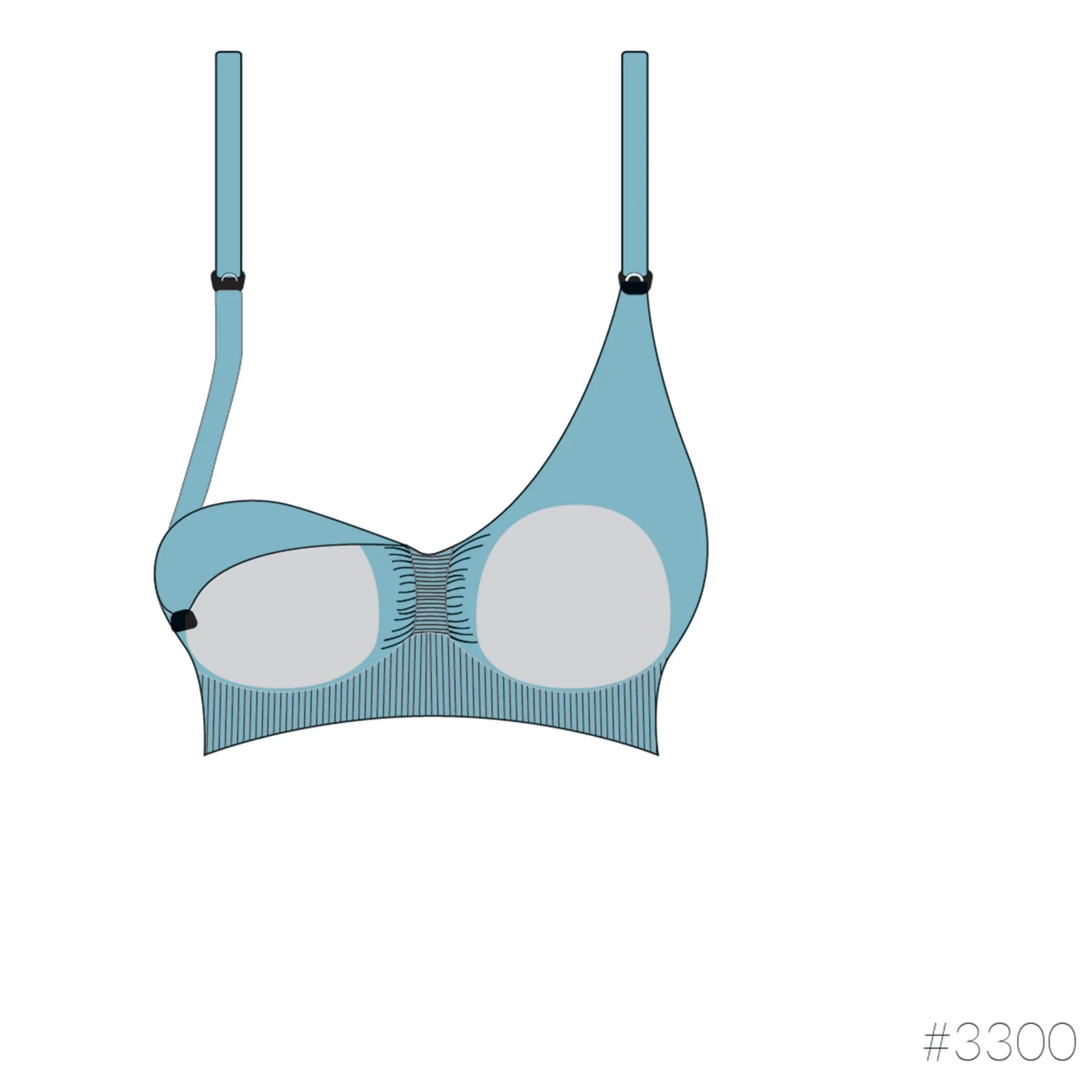 Carriwell Soutien-Gorge d'Allaitement Rembourré Sans Coutures