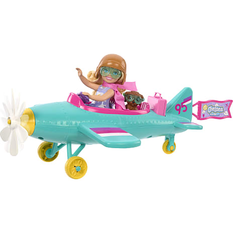 Barbie dukkesæt Chelsea som pilot